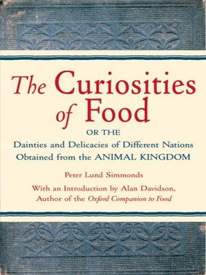 cover image of The Curiosities of Food